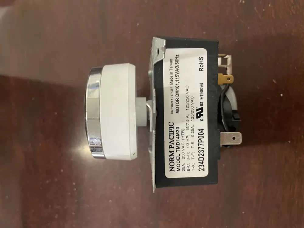GE WE04X24550  AP6031056  WE04X24549  4546121  PS11763064  TMD14M30  234D2377P004 Dryer Timer