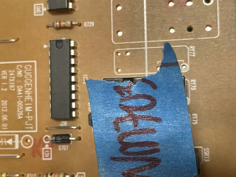 Samsung DA92 00242A Refrigerator Control Board AZ11891 | 703