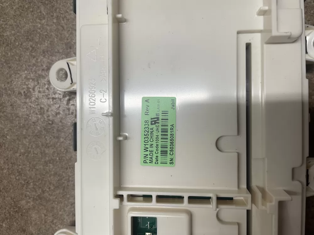 Whirlpool W10352338 Washer Control Board Interface AZ11425 | KM872