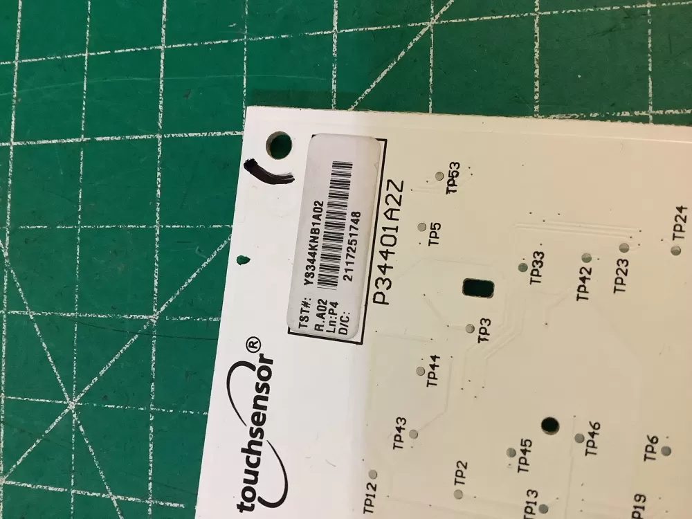 Whirlpool Washer YS344KNB1A02 P34401A2Z LED Touch Sensor AZ210255 | NR2601