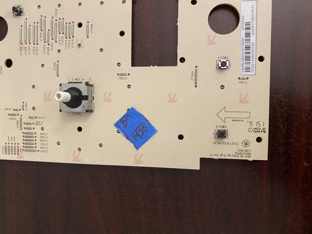 GE 290D2227G003 290D1525G002 WH18X26234 Washer Control Board AZ54326 | BK1938