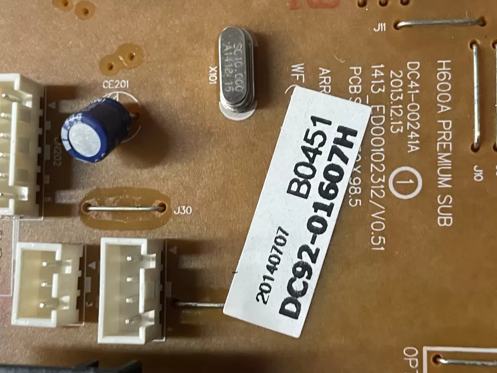 Samsung DC92-01607H Dryer Control Board AZ24239 | WM812