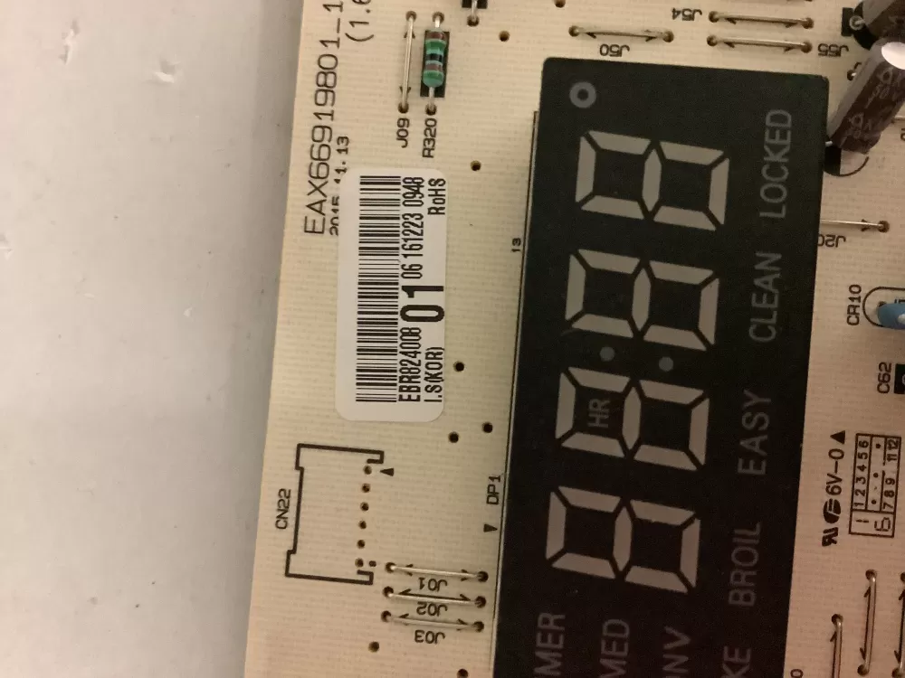 LG EBR82400801 Range Oven Range Control Boardl AZ208436 | ZC1056