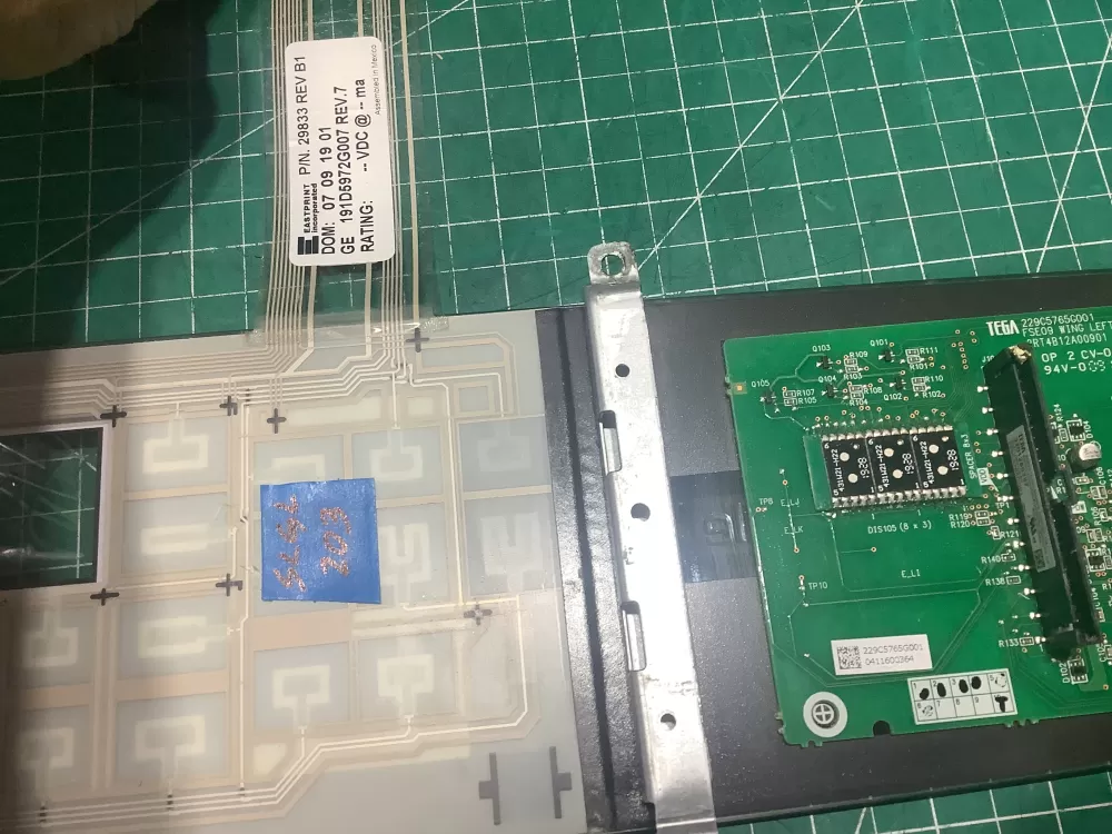 GE 191D5972G007 Oven Control Board Panel AZ152275 | SL203