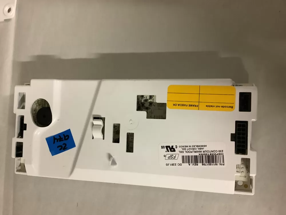 Whirlpool W11636544 Refrigerator Control Board Dispenser AZ208311 | ZC974