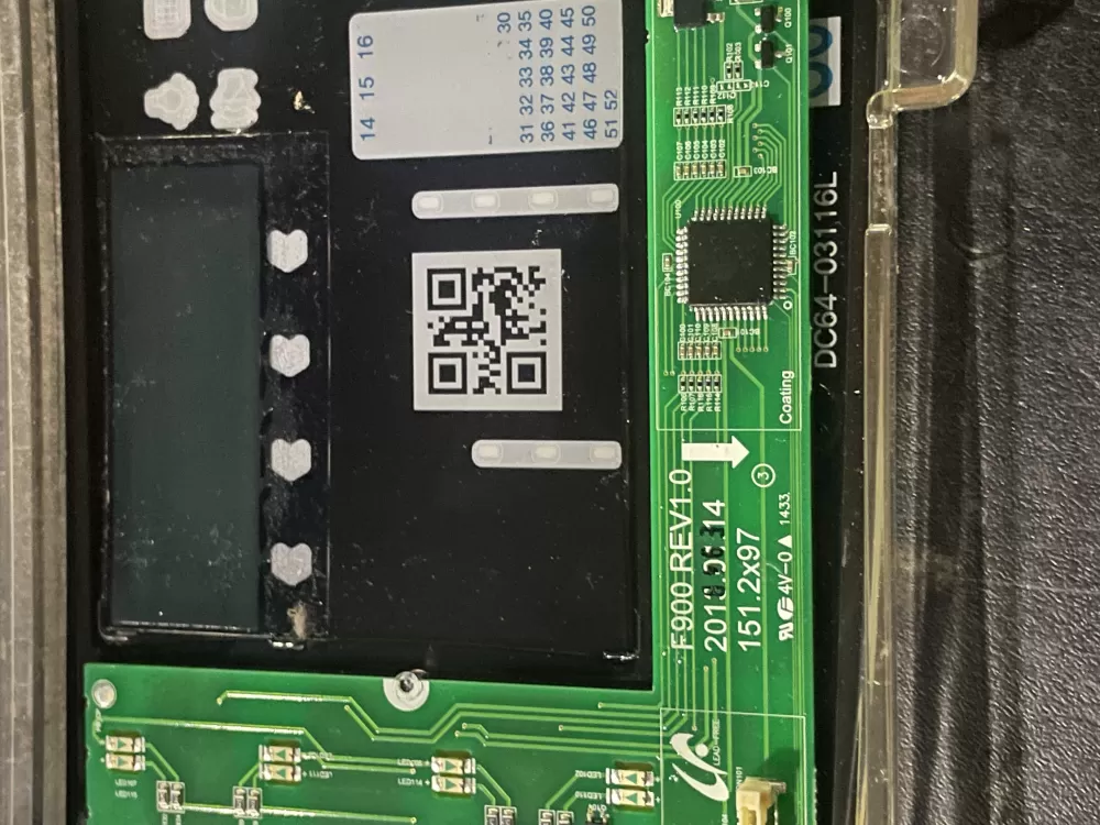 Samsung DC92-01607H Dryer Control Board AZ27693 | KMV134