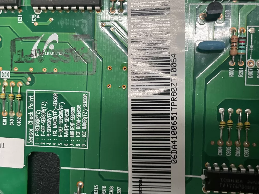 Samsung DA41-00651T Refrigerator Control Board AZ11745 | 628