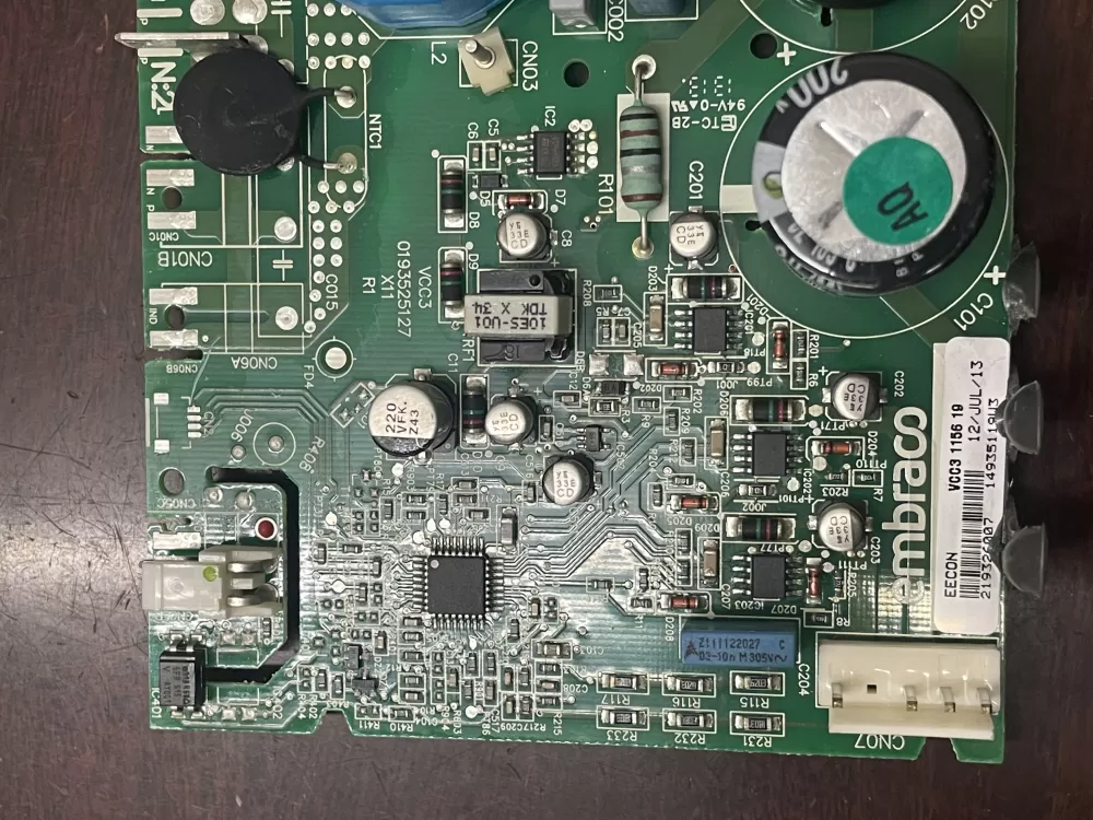 GE  Whirlpool VCC3 1156 19 Refrigerator Control Board Compressor Unit