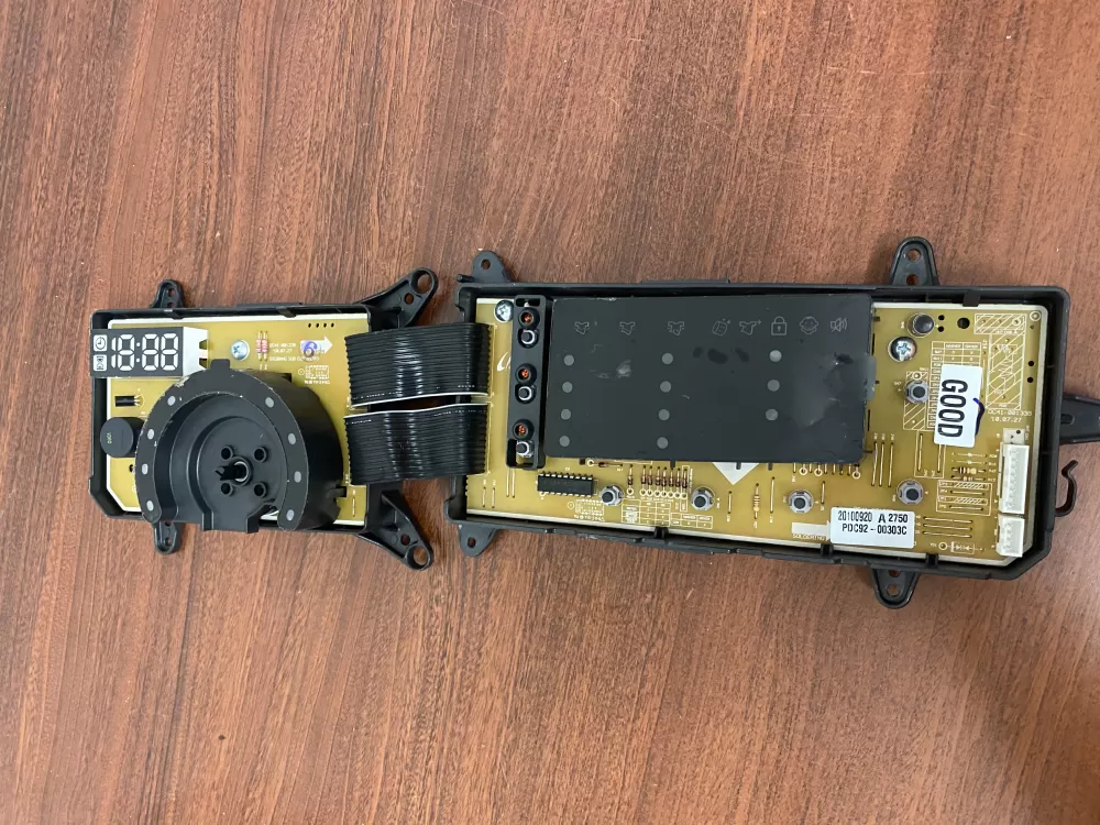 Samsung PDC92-00303C Washer Control Board User Interface