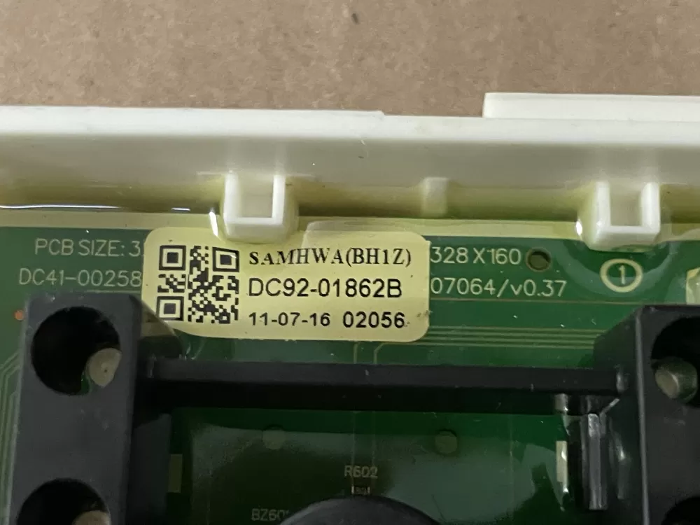 Samsung DC92-01862B DC94-06416A Washer Main Control Board AZ100618 | Wmv259