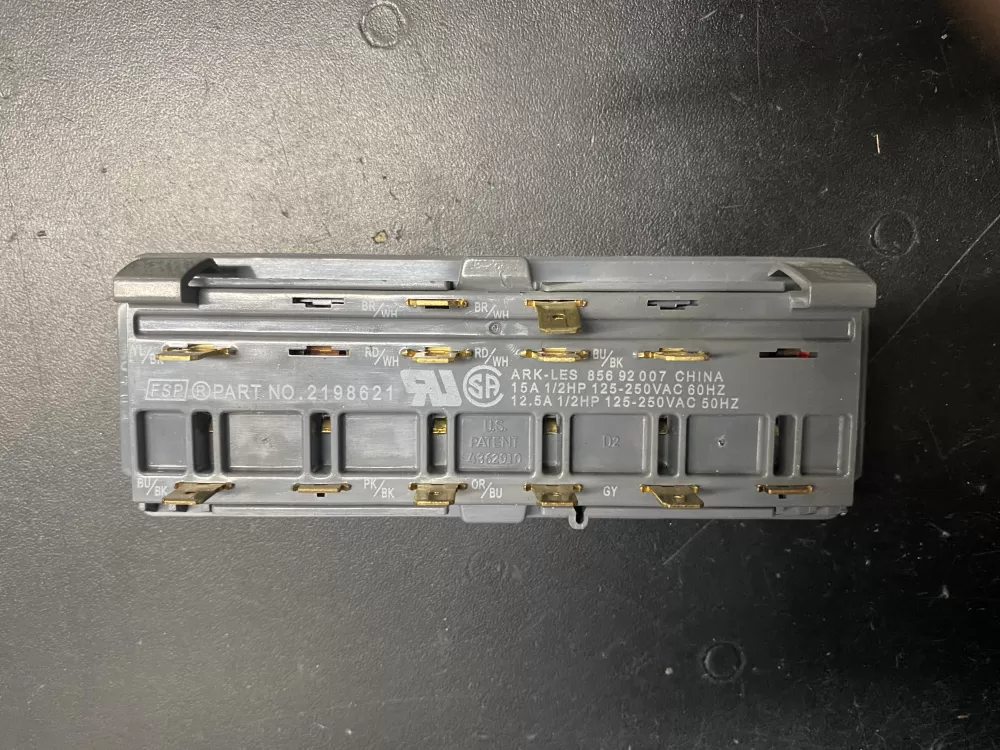 Whirlpool Maytag 2198621 Refrigerator Control Board Dispenser AZ18490 | BK688