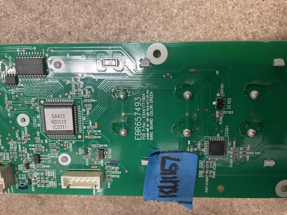 LG EBR65749306 Refrigerator Control Board Display Dispenser AZ23592 | KM1157