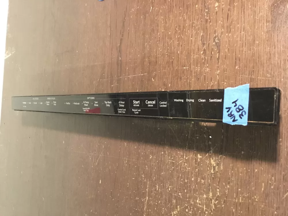 KitchenAid W10537425 Dishwasher Control Board Display AZ38893 | NRV384