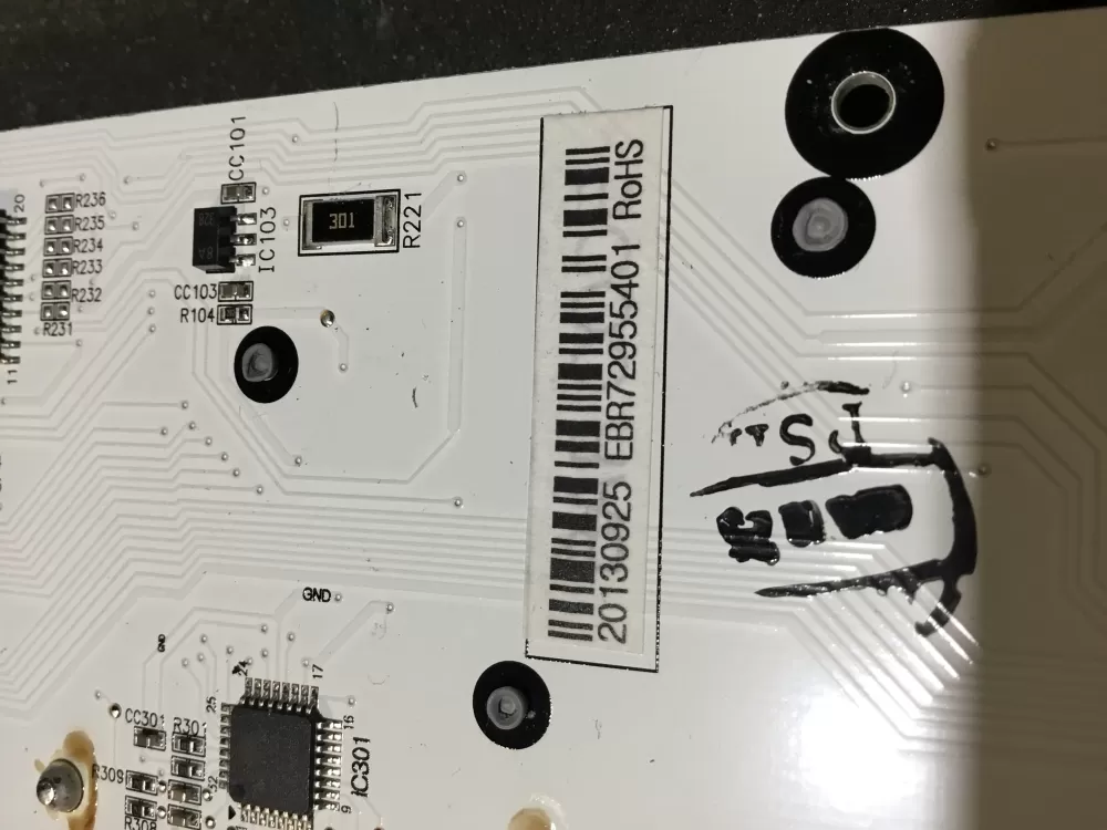 LG EBR72955401 Refrigerator Control Board AZ74634 | NR1873
