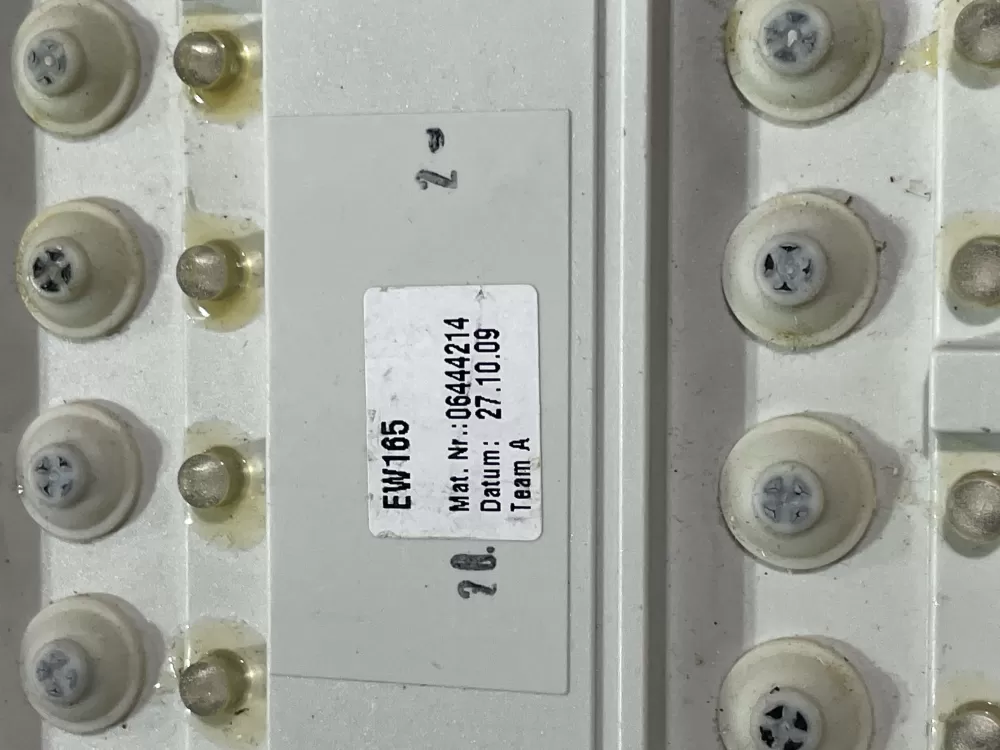 Miele 6444213 W4842 Washer Control Board User Interface Panel AZ170650 | Wmv779