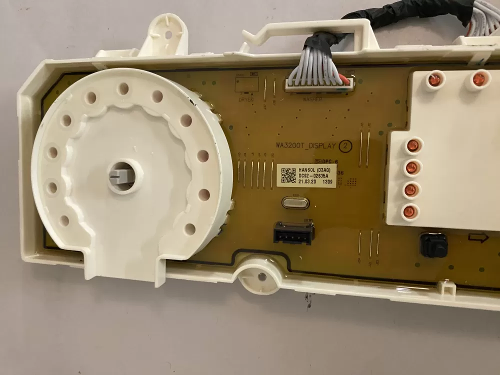 Samsung DC92-02117F Washer Control Board AZ107258 | BK538