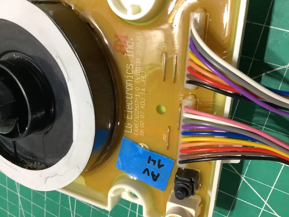 LG EAX67322507 1 Washer Control Board Dial AZ186888 | AV14