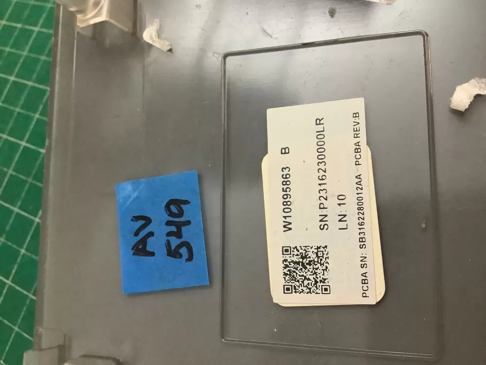 Whirlpool W10891930 W10895863 Dryer Control Board Panel AZ218378 | ARV549