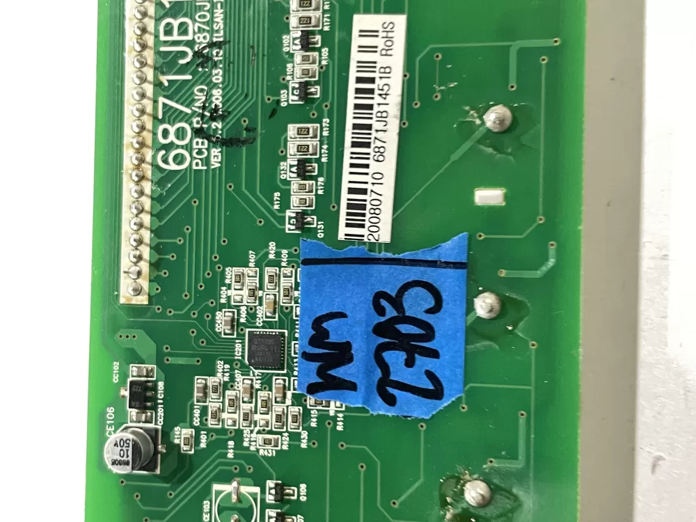 Kenmore LG 6871JB1451B Refrigerator Control Board Dispenser AZ183536 | Wm2703