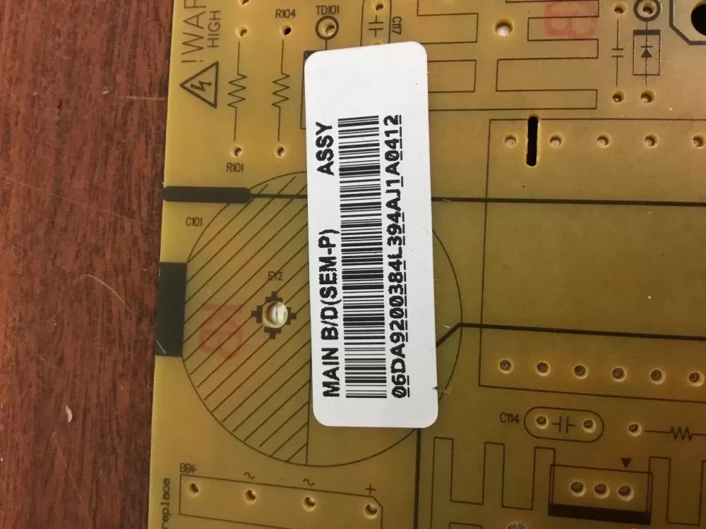 Samsung DA92 00384L DA9200384L Refrigerator Control Board AZ34420 | NR1704