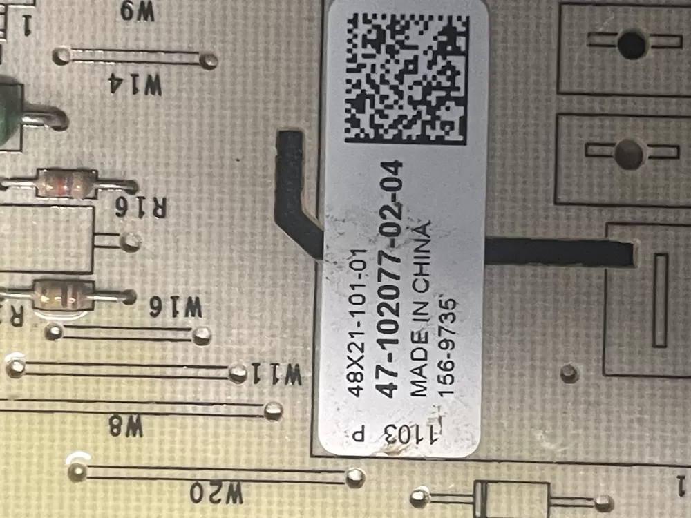 Rheem Air Handler Control Board 47-102077-02-04 156-9735 AZ18223 | WM1281