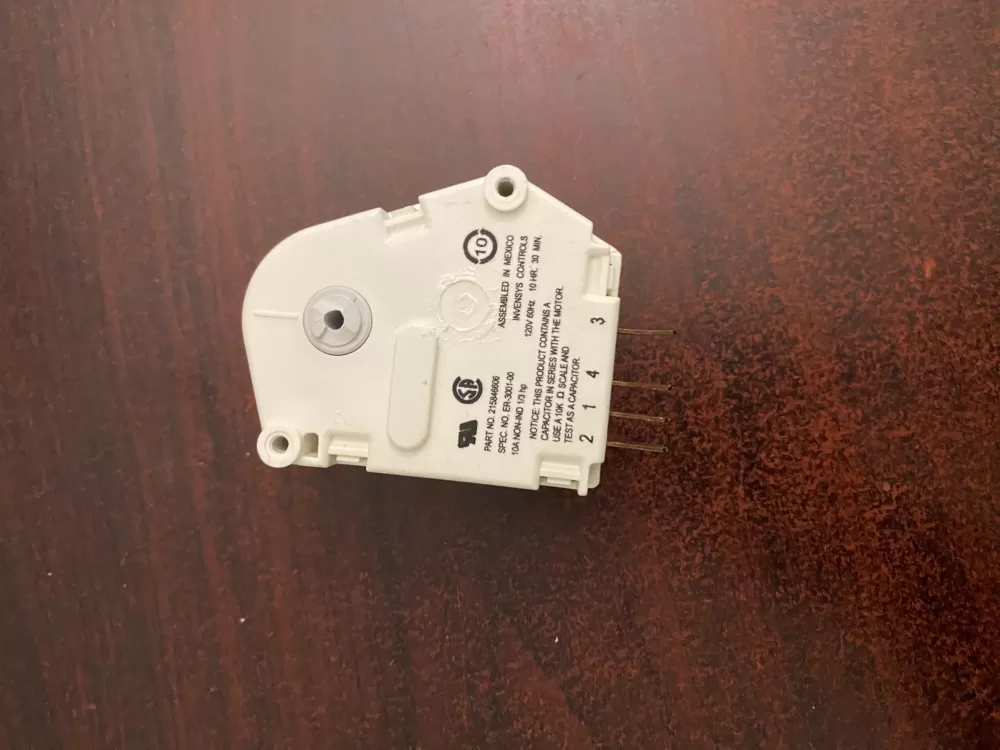 Frigidaire  Kenmore AP2111929 12762 215846602 00624728 00626234 00628510 00628518 0628510 08000559 08006054 08006992 08016919 08950148 215267800 215846605 215846606 240371001 241621501 3001671 3001701 3015909 3203657 4013391050 5300187484 5300628518 5301090474 5303203657 5303211155 5303211680 5303270622 5303275811 5303321133 5303321915 5304457327 5308006054 5308006992 624728 626234 628510 628518 8000559 8006054 8016919 8950148 C000062797 C62797 D007004112 DG187005 F000111695 G000187484 G172706 G174820 G186580 G187005 G187484 M1090167 M1090474 N8000559 R000900241 R000900764 R900241 PS423801 Refrigerator Defrost Timer