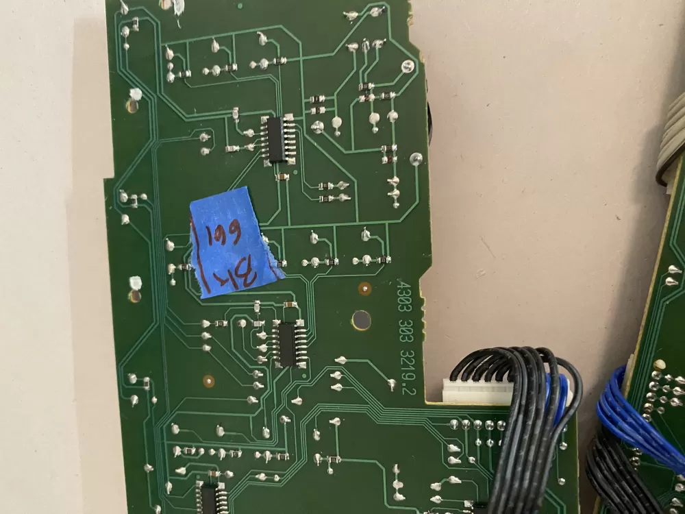 Kenmore Elite 4303 303 3219.2 User Interface Control Board AZ113721 | BK661