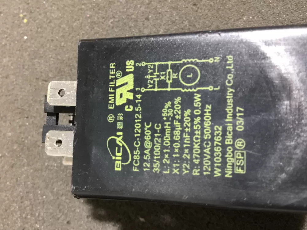Amana Kenmore Maytag W10355868 W10367632 Washer Noise Filter AZ95724 | NR51