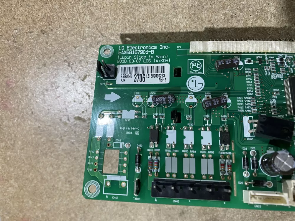 LG EBR86433706 Range Oven Control Board AZ70702 | BK1367
