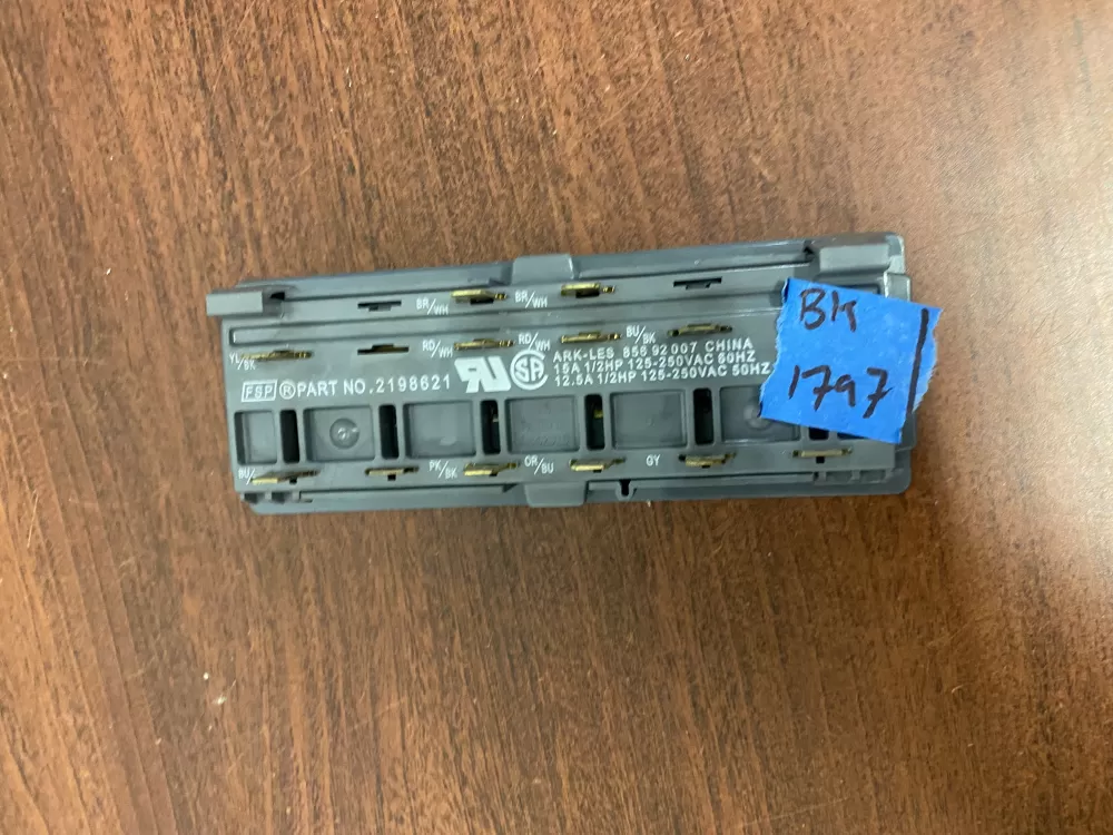 Whirlpool Maytag 2198621 Refrigerator Control Board Dispenser AZ48734 | BK1797