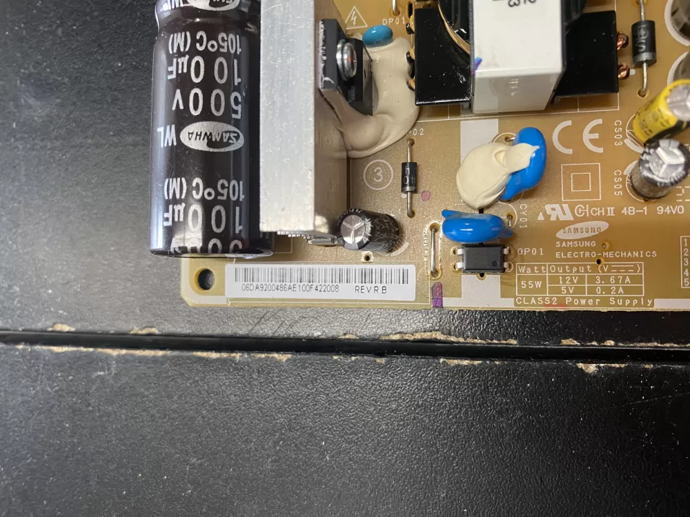 Samsung DA92-00486A Refrigerator Control Board