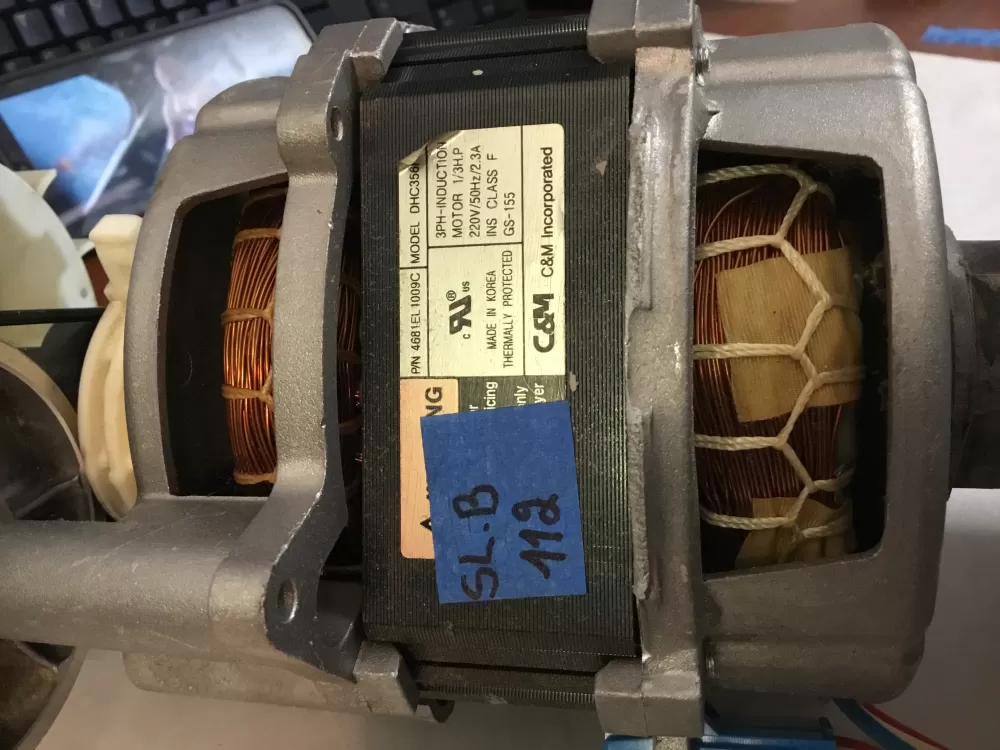 LG 4681EL1009C Dryer Original Drive Motor Assembly AZ100061 | Sl112