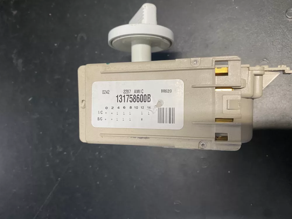 Frigidaire  GE  Kenmore 131758600B Washer Timer