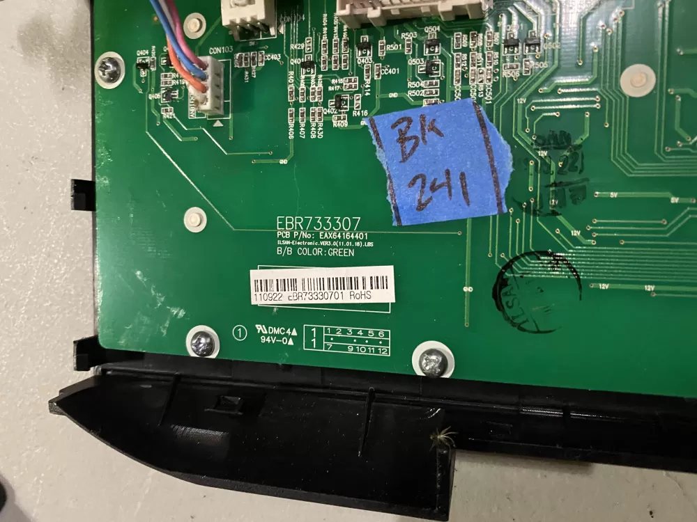 Kenmore LG EBR73330701 Refrigerator Control Board AZ27814 | BK241
