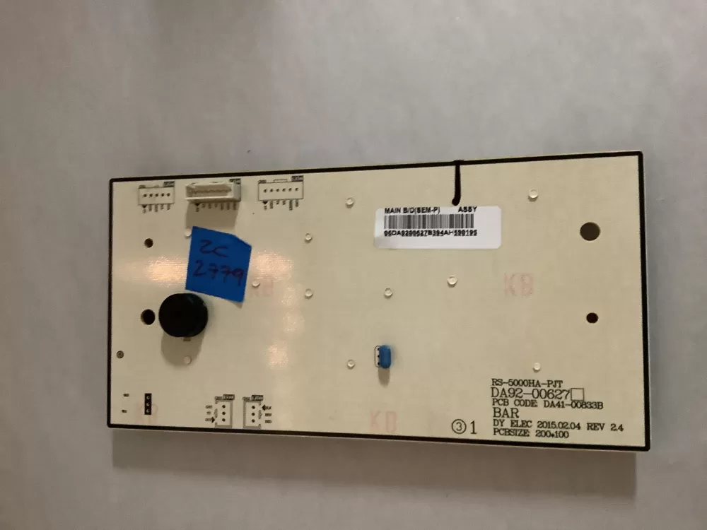 Samsung DA92-00627B Refrigerator Control Board Dispenser
