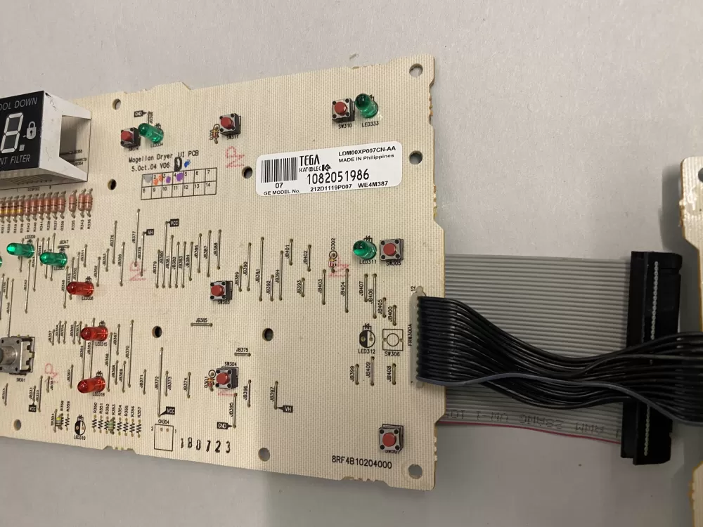212D1119P007 GE Dryer Board - Control