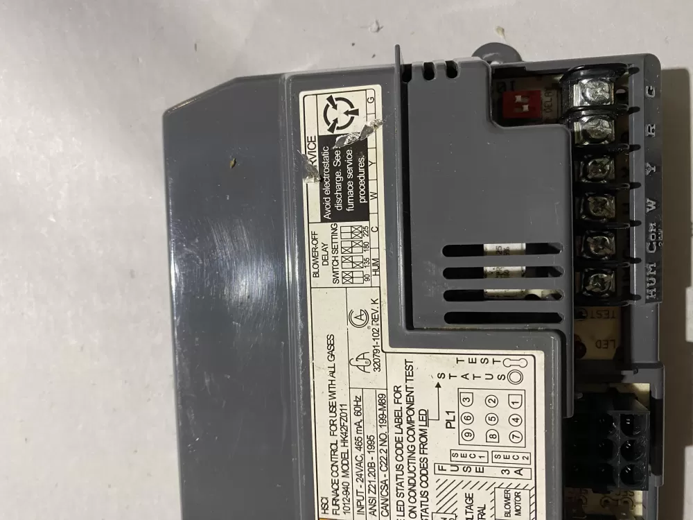 Carrier Bryant Hk42fz016 Furnace Control Board Circuit AZ193715 | BK574