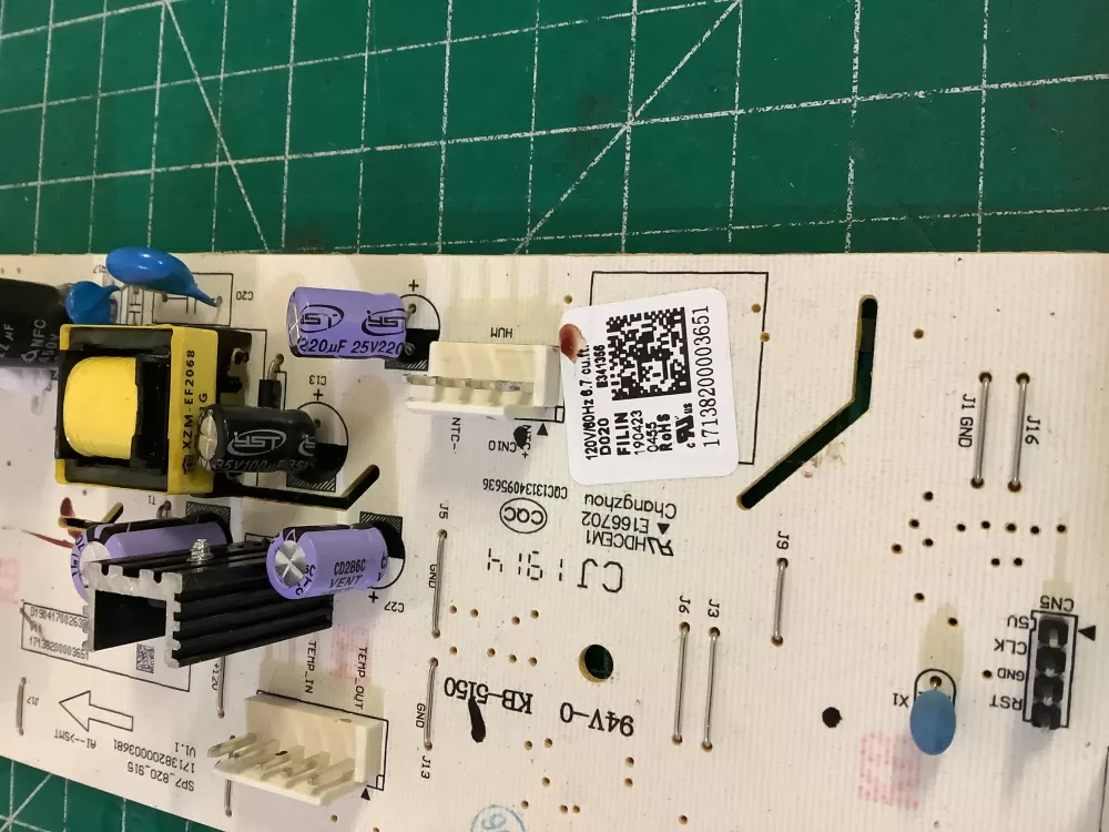 Midea 17138200003651 17138200000097 Dryer Control Board AZ204042 | NR335