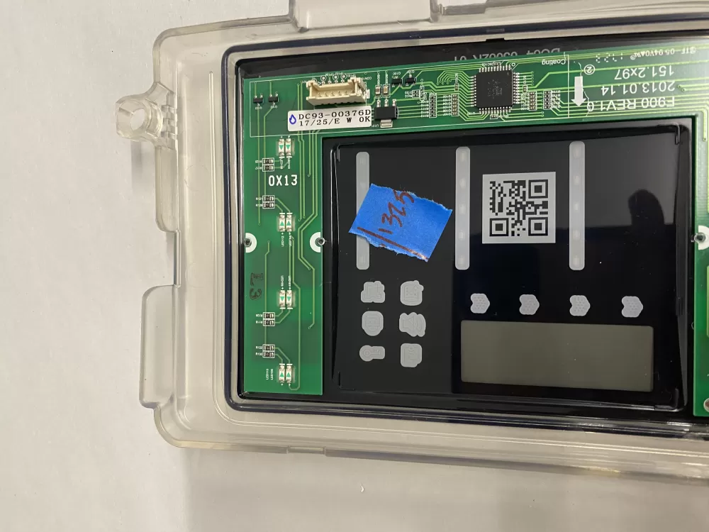 Samsung DC92-01607J DC94-06643A Dryer UI Control Board AZ210710 | BK1325