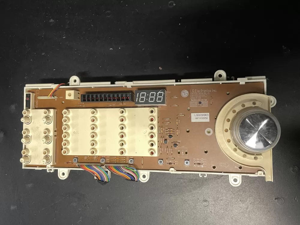LG 6870EC9093A-0 6871EC2025D Washer Control Board