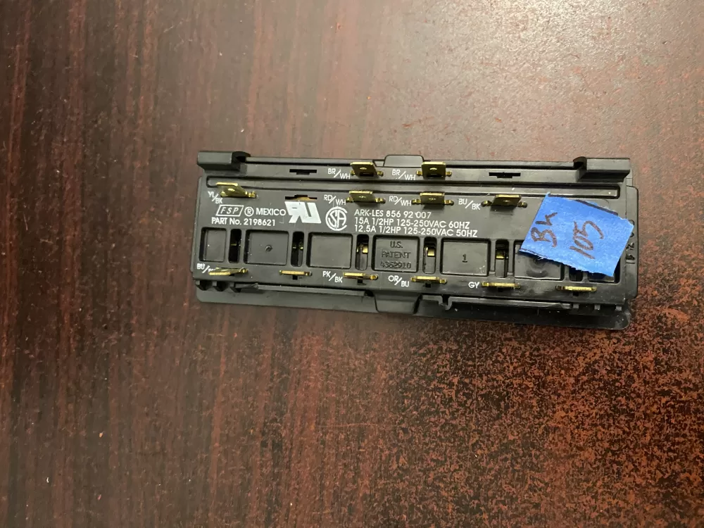 Whirlpool Maytag 2198621 Refrigerator Control Board Dispenser AZ94396 | BK105