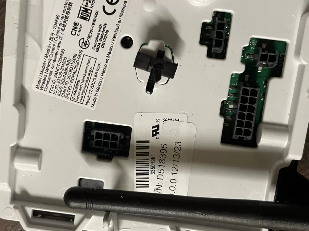 Alliance 205220 204890 Wireless Network Control AZ46062 | Wm29