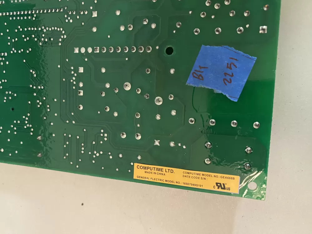 GE 165D7949G101 Dishwasher Control Board AZ123653 | BK2251
