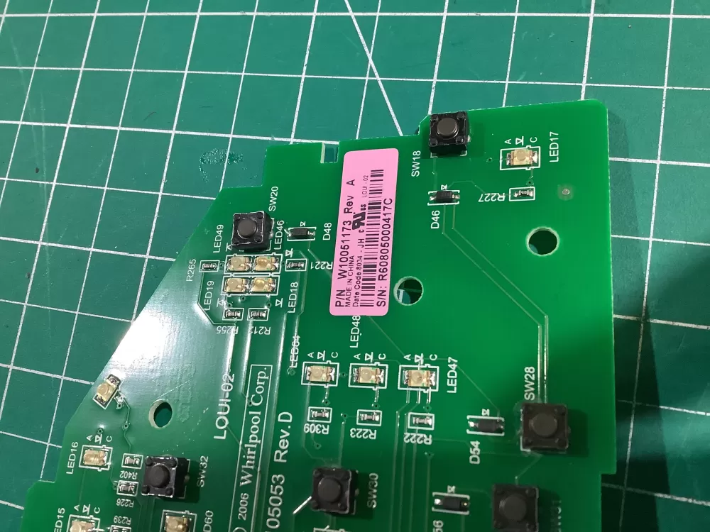 Whirlpool W10051173 Washer Control Board AZ145595 | NR2439