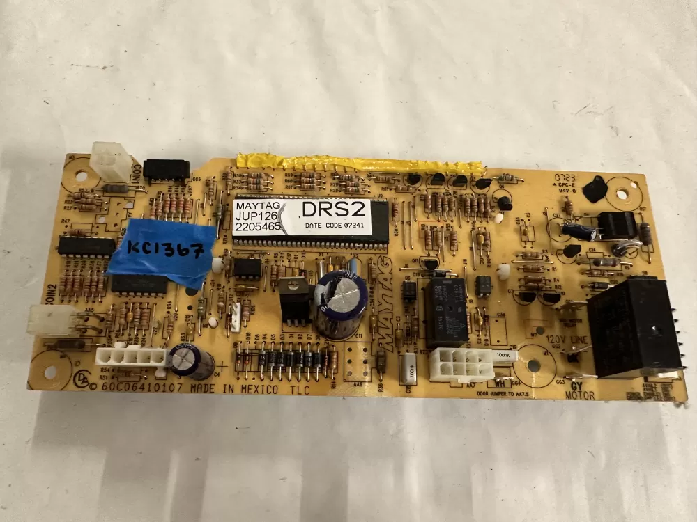 Maytag 60c06410107 Dryer Control Board Card op Commercial AZ138864 | KC1367