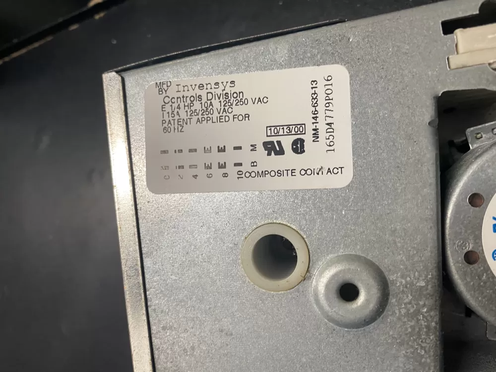 GE Kenmore 165D4779P016 Dishwasher Timer AZ6389 | BK1414