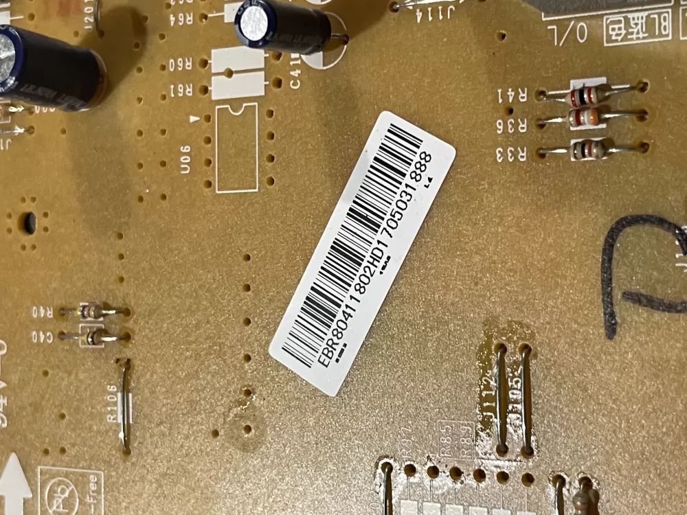 LG GE EBR80411802 Microwave Control Board AZ164654 | Wm286