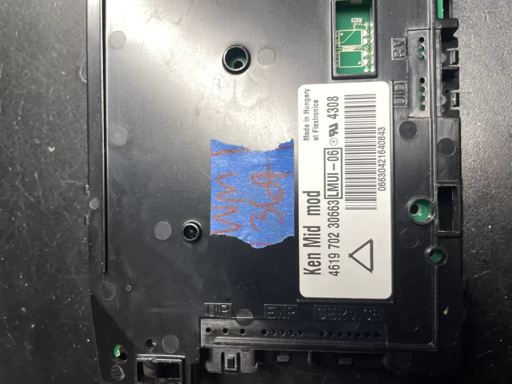 Whirlpool 461970230663 Washer Control Board User Interface AZ37001 | Wm364