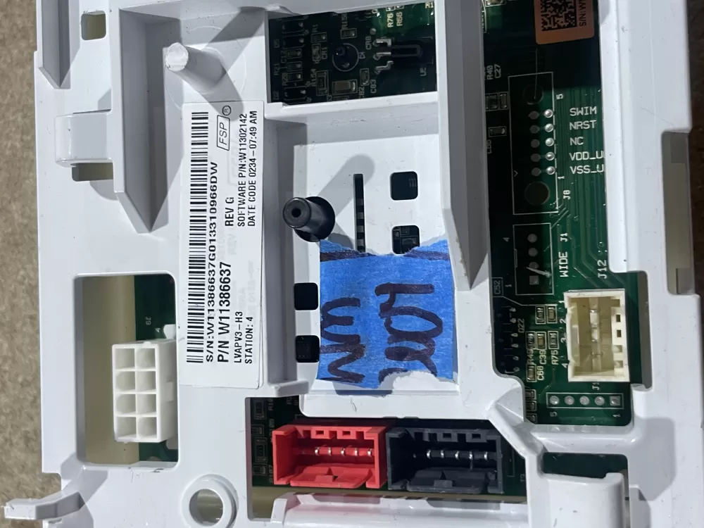 Whirlpool W11386637 W11417466 PS12745506 Washer Control Board AZ59493 | Wm2004