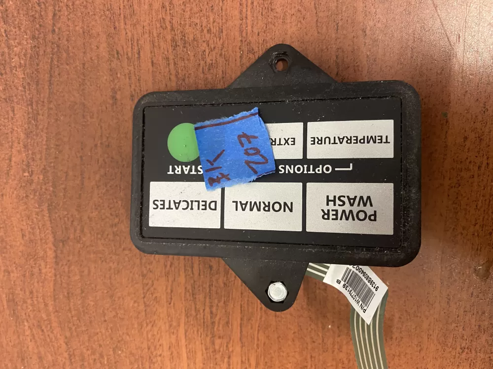 Whirlpool Maytag W11126040 W10779139 Washer Membrane Switch AZ45531 | BK207